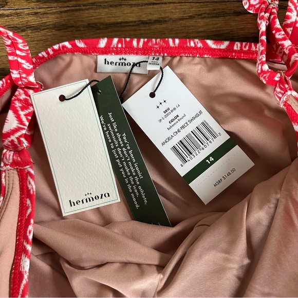 Hermoza Angela One Piece Swimsuit in Bohemia, NWT - Picture 12 of 16